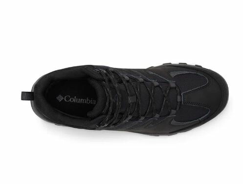 Bota Columbia Buxton Peak Mid Masc - Preto (Impermevel)