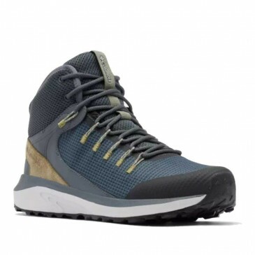 Bota Columbia Trailstorm Mid Masc - Cinza/Azul Marinho (Impermevel)
