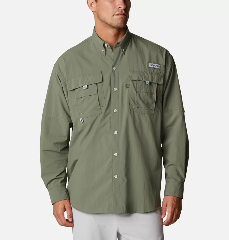 Camisa Columbia Bahama II LS Masc - Verde