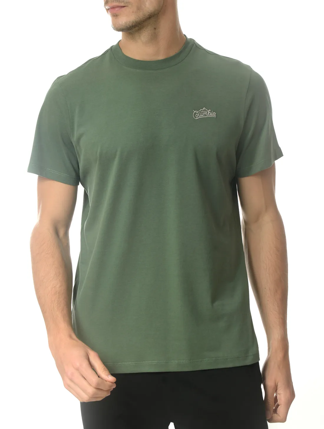 Camiseta Columbia Arched Brand Embroidery Verde