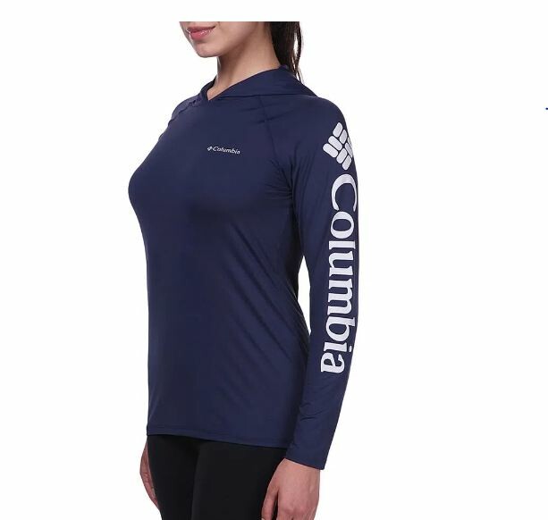 Camiseta Columbia Aurora ML C/ Capuz Fem