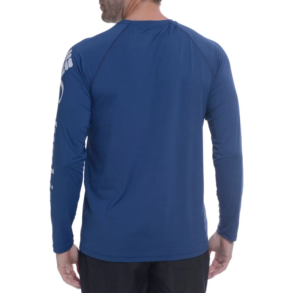 Camiseta Columbia Aurora Masc ML - Surf Blue GGG