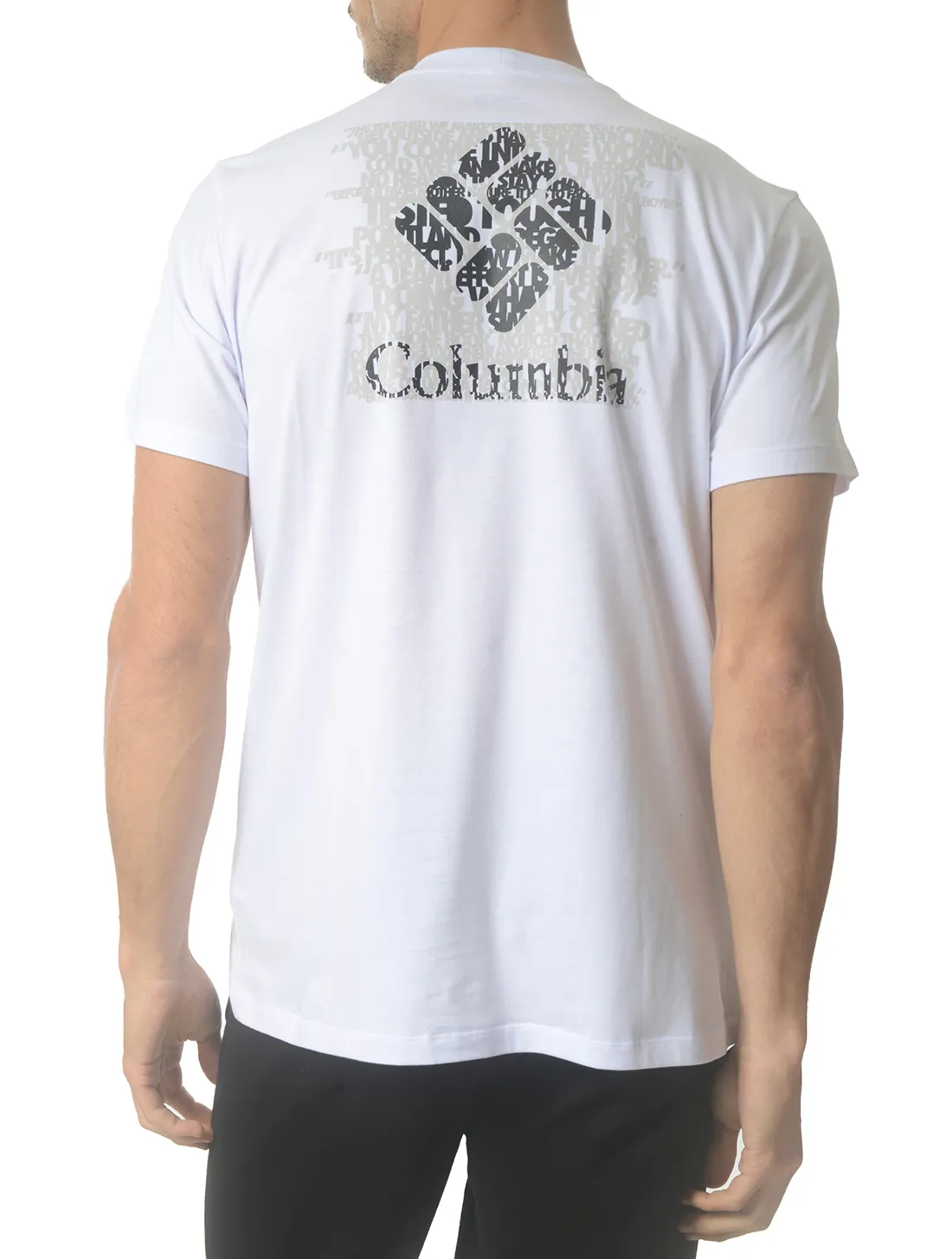 Camiseta Columbia Back Hit Statement Masc Branco