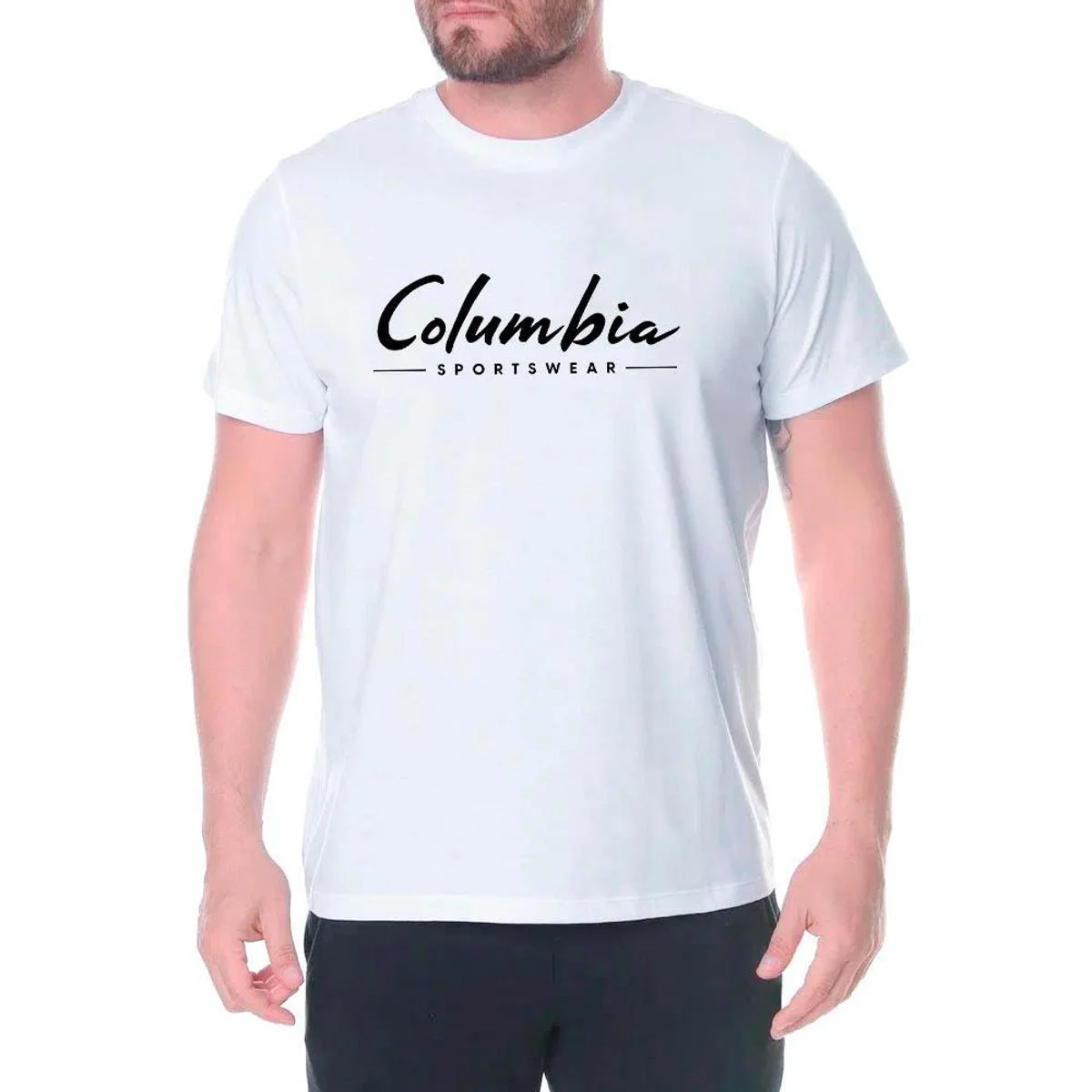 Camiseta Columbia Brushed Brand Masc Branco