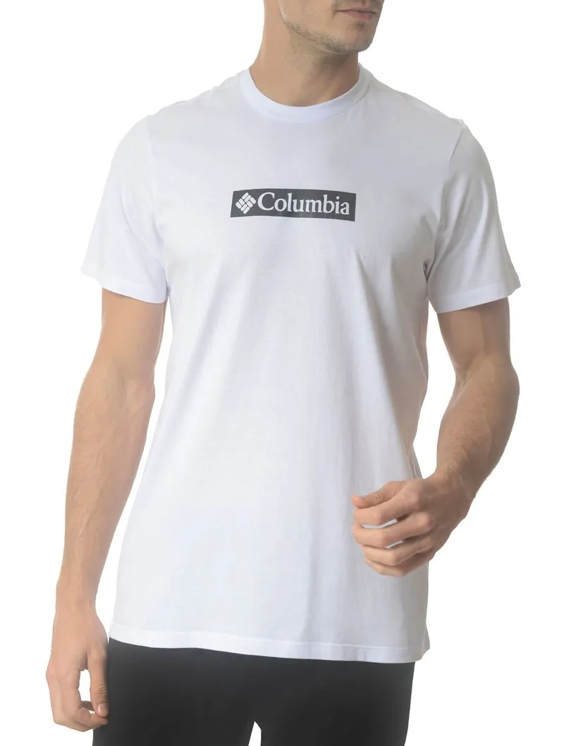 Camiseta Columbia CSC Branded Silicone Masc Branca
