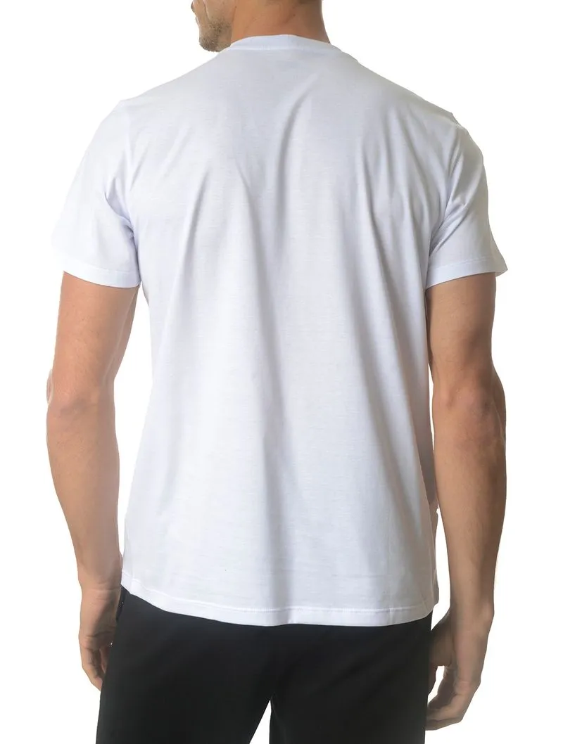 Camiseta Columbia Fractal Brand SS Masc Branca