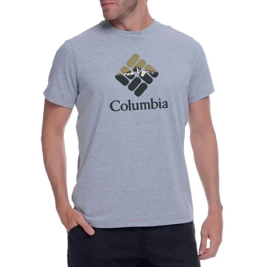Camiseta Columbia Hood Nightscape Masc - Cinza