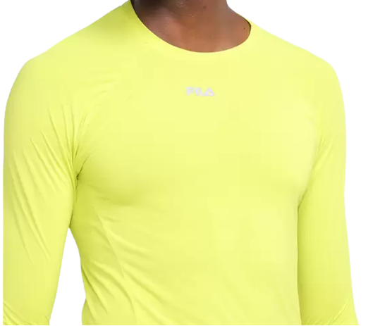 Camiseta Fila Bio ML Masc - Amarelo