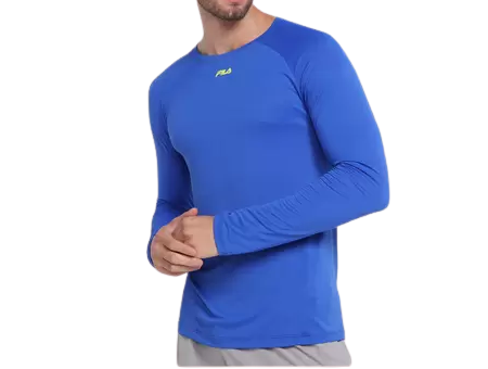 Camiseta Fila Bio ML Masc - Azul Royal