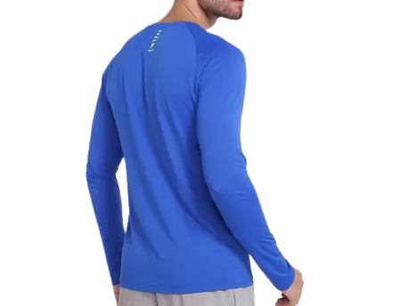 Camiseta Fila Bio ML Masc - Azul Royal