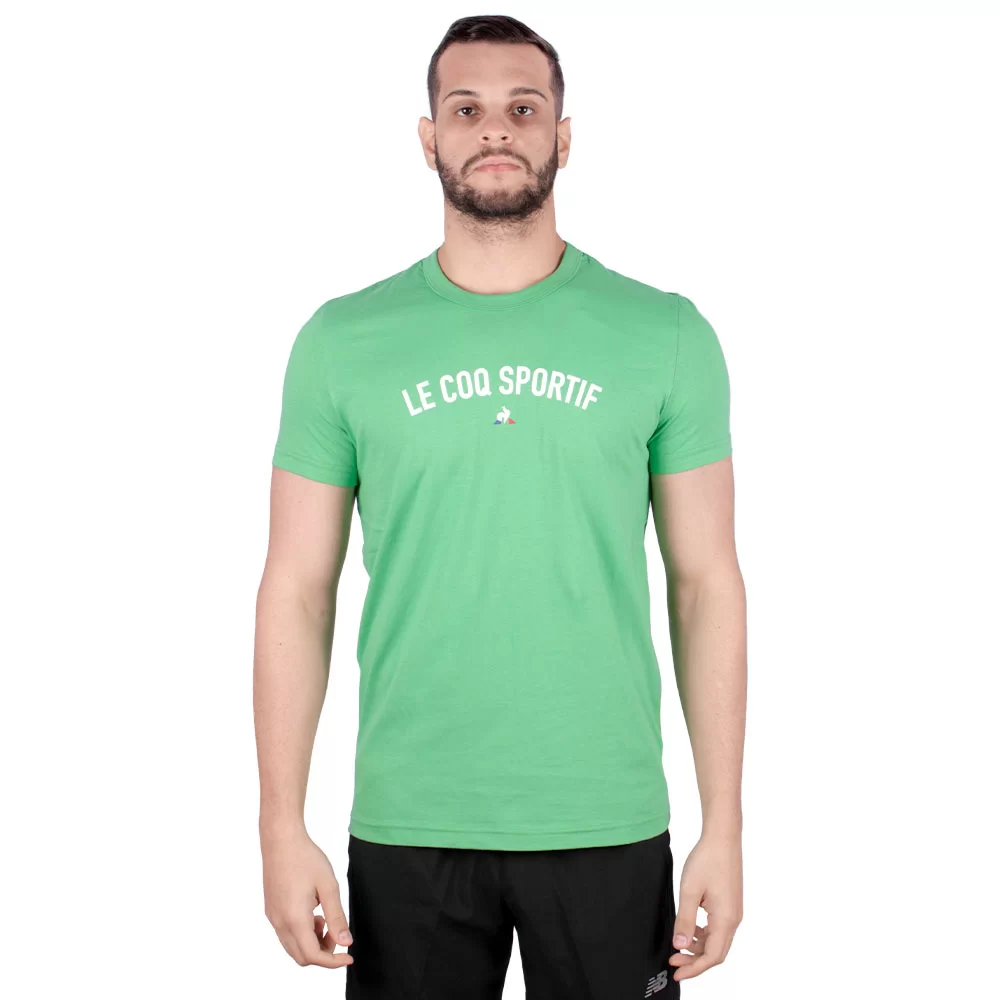 Camiseta Le Coq Sportif LET CURVE VINTAGE GREEN TD164100