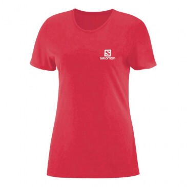 Camiseta Salomon Trainning SS Fem - Vermelha
