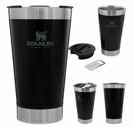 Copo Trmico Stanley Com Tampa e Abridor 473ml - Preto