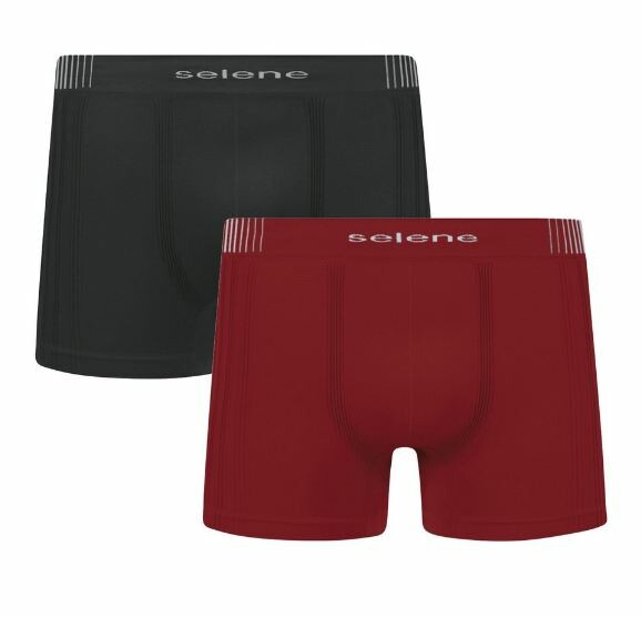 Cueca Selene Boxer Sem Costura - Kit 2 unidades