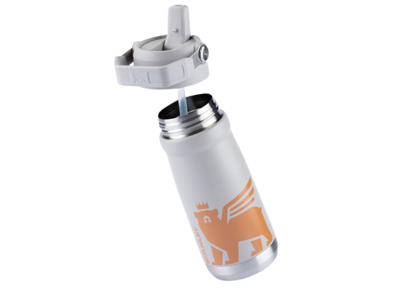 Garrafa Trmica Stanley Flip Straw Kids 500mL - Cinza