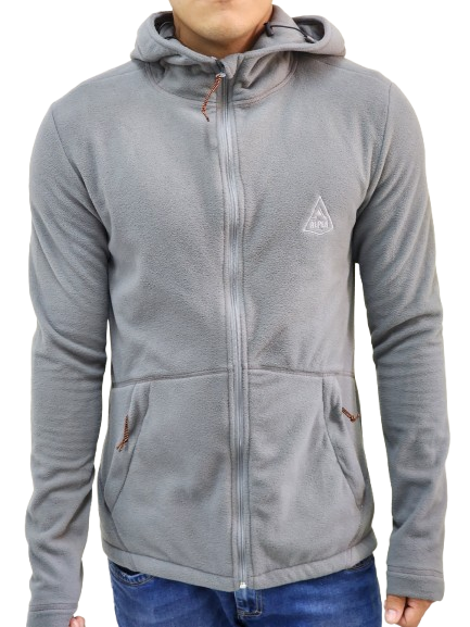Jaqueta Alpen Fleece Thermo Zip Masc - Cinza Escuro