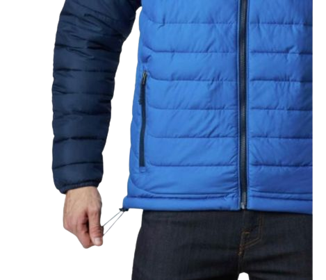 Jaqueta Columbia Powder Lite Hooded Masc - Azul/Marinho