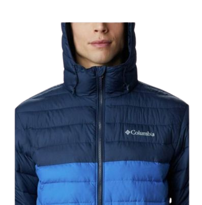 Jaqueta Columbia Powder Lite Hooded Masc - Azul/Marinho