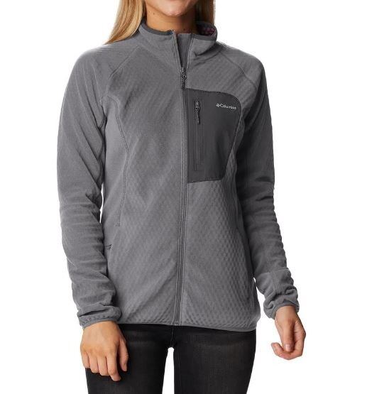 Jaqueta Columbia W Outdoor Tracks Fem - Cinza/Preto