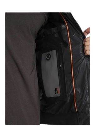 Jaqueta JAB Puff Mobile 2 Tecidos Masc - Preto