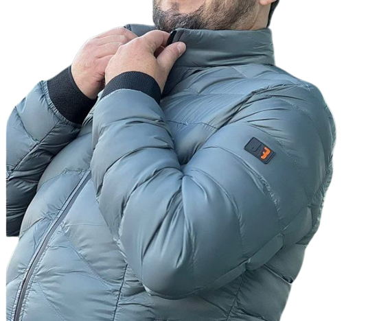 Jaqueta JAB Puff Mobile  - Masc Cinza