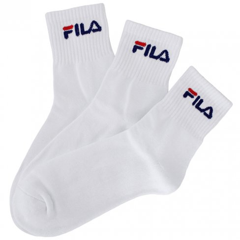 Meia Fila Cano Mdio Branca 39 - 43 (3 Pares)