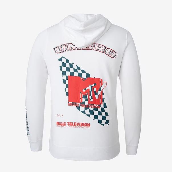Moletom Umbro X MTV Hoodie Masc - Branco