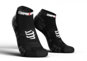 Meia Compressport de Compresso para Corrida V3.0 Cano Curto