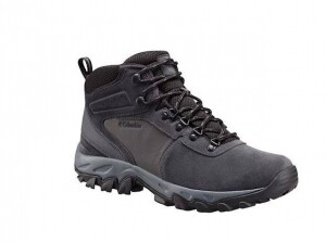 Bota Columbia Newton Ridge Plus II Suede WP Masc - Shark Black (Impermevel)