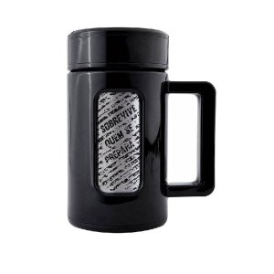 Caneca Trmica Invictus Mugla 430 ml - Preto