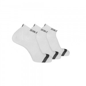 Meia Salomon Canvas Tripack - Branco - 3 Pares