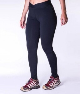 Cala Legging Hard Black Trail Fem