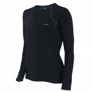 Blusa Columbia Heavyweight Stretch Long Sleeve Top Fem  - Preto G