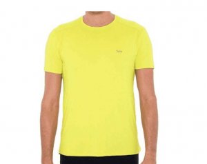 Camiseta Solo Ion Uv MC Masc Amarelo