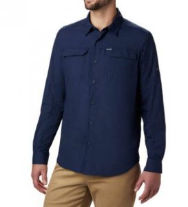 Camisa Columbia Silver Ridge 2.0 Long Sleeve Shirt Masc - Navy