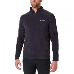 Bluso Columbia Klamath Range II Half Zip Masc Plus Size - Preto