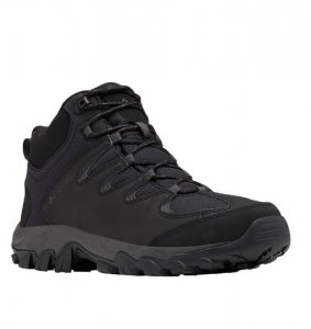 Bota Columbia Buxton Peak Mid Masc - Preto (Impermevel)