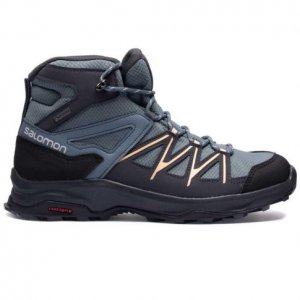 Bota Salomon Daintree Mid GTX Feminina Cinza