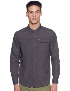 Camisa Columbia Silver Ridge 2.0 Long Sleeve Shirt Masc - Chumbo