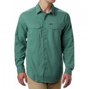 Camisa Columbia Silver Ridge 2.0 Long Sleeve Shirt Masc - Verde G