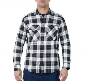 Camisa Invictus Lumberjack Summer Masc - Preto/Branco/Verde