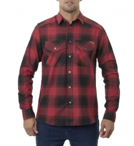 CAMISA INVICTUS LUMBERJACK TEXAS VERMELHO