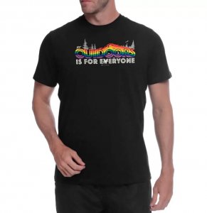 Camiseta Columbia All For Outdoor Pride Masc - Preto