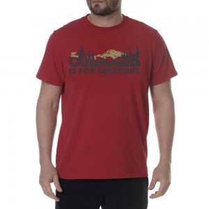Camiseta Columbia All For Outdoors Masc - Vermelha