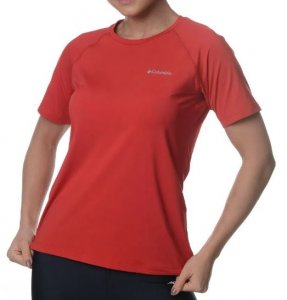 Camiseta Columbia Aurora MC - Vermelho
