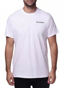 Camiseta Columbia Maxtrail Logo Masc - Branco