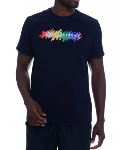 Camiseta Columbia Squiggle Pride Masc - Preto