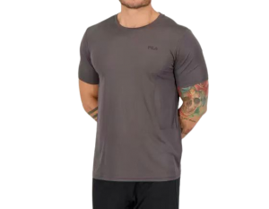 Camiseta Fila Basic Sports Masc - Cinza