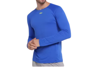 Camiseta Fila Bio ML Masc - Azul Royal