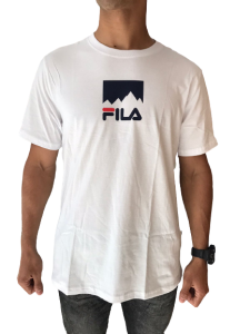 Camiseta Fila Comfort Explorer Masc - Branca